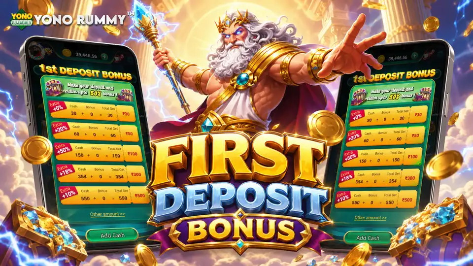 Yono Rummy First Deposit Bonus feature guide
